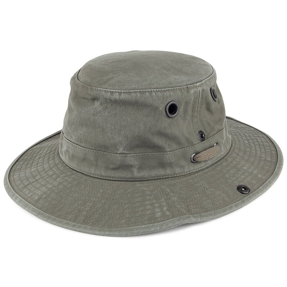 6175 Endurables T3 Traditional Canvas Hat,Khaki,7 7/8